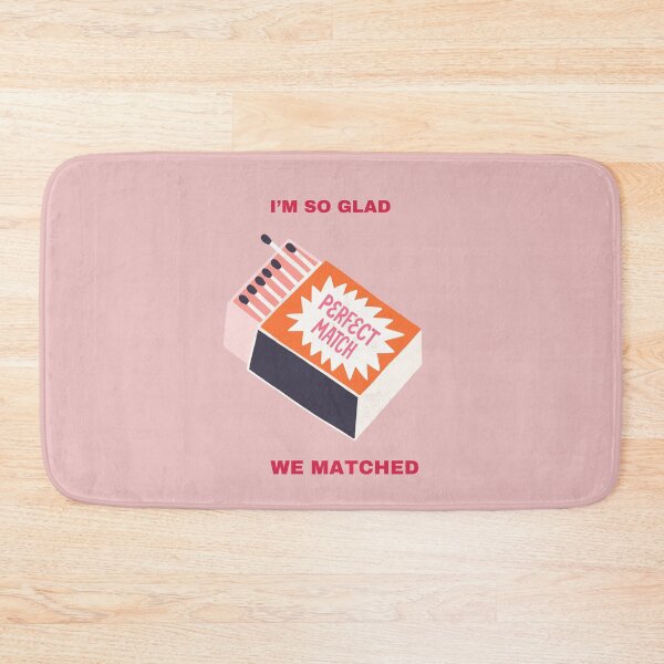 Item preview, I'm so glad we matched designed and sold by wordsandwords.