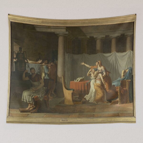 Item preview,  the lictors bring back to Brutus the bodies of his sons  1789 - David designed and sold by Vintage Designs +.