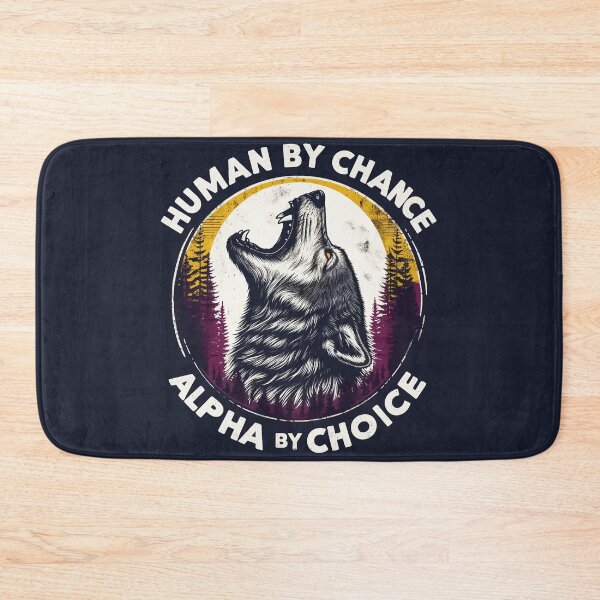Item preview, Human By Chance Alpha By Choice Retro Vintage designed and sold by TomFrontierArt.