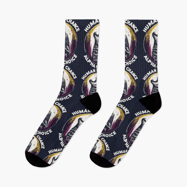 Item preview, Human By Chance Alpha By Choice Retro Vintage designed and sold by TomFrontierArt.