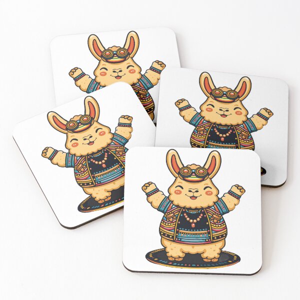 Item preview, Kawaii Party Llama designed and sold by KawaiiArtStyle.