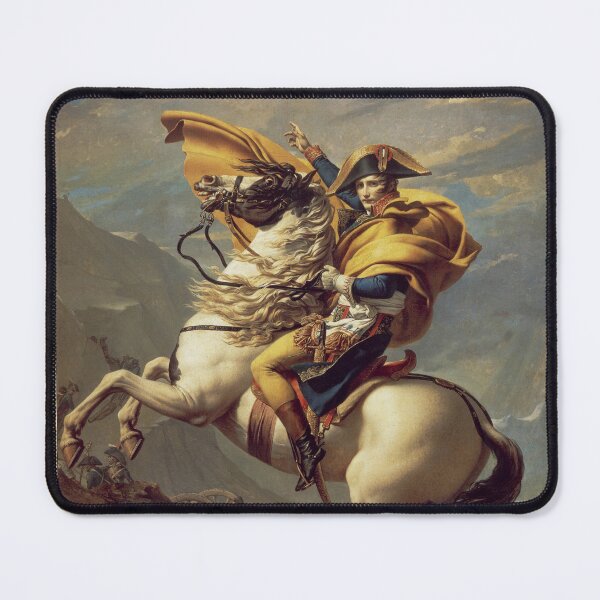 Item preview, Napoleon Bonaparte crossing the Alps near Malmaison - (1801) - David designed and sold by Vintage Designs +.