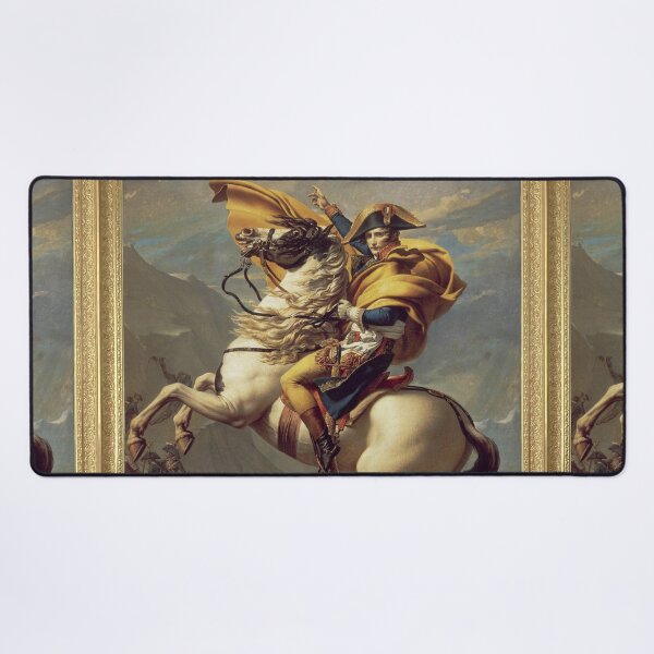 Item preview, Napoleon Bonaparte crossing the Alps near Malmaison - (1801) - David designed and sold by Vintage Designs +.