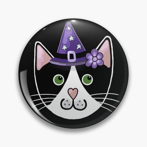 Item preview, Black And White Witches Cat. designed and sold by Spellbound666.