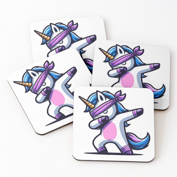 Item preview, Dabbing Unicorn with Cool Bandana designed and sold by Designowner.