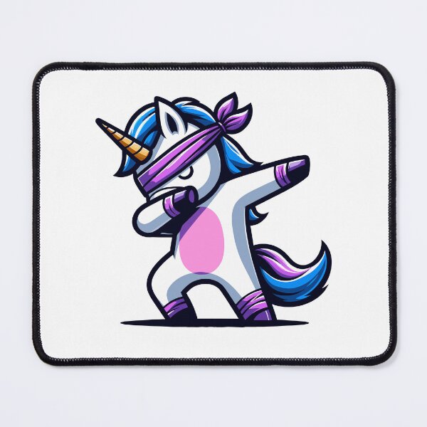 Item preview, Dabbing Unicorn with Cool Bandana designed and sold by Designowner.