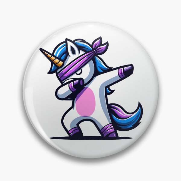 Item preview, Dabbing Unicorn with Cool Bandana designed and sold by Designowner.
