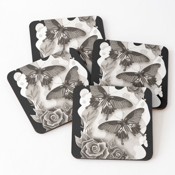 Item preview, Butterflies with roses designed and sold by AngeMNunez.