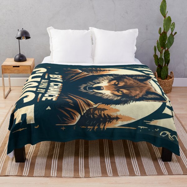 Item preview, Human By Chance Alpha By Choice Funny Wolf designed and sold by TomFrontierArt.