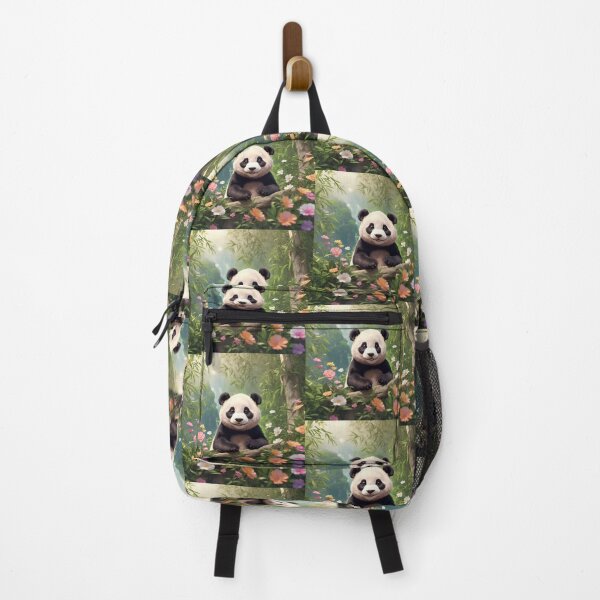 Item preview, Smiling Panda in forest designed and sold by Neranchara.