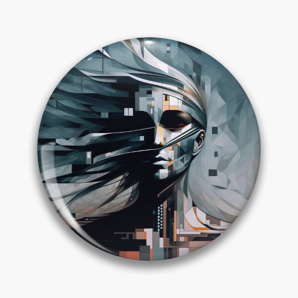 Item preview, Abstract Drawing of Woman in the City designed and sold by PixelCraftDSG.