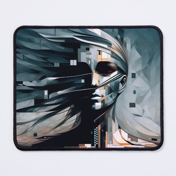 Item preview, Abstract Drawing of Woman in the City designed and sold by PixelCraftDSG.