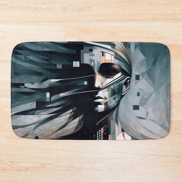 Item preview, Abstract Drawing of Woman in the City designed and sold by PixelCraftDSG.