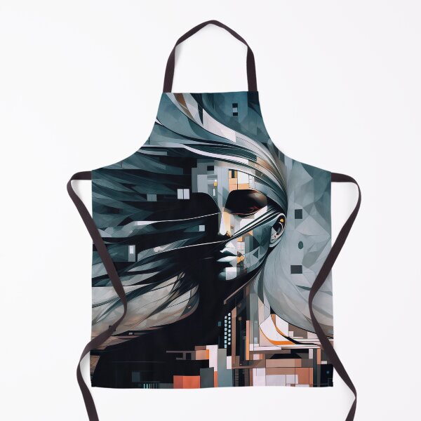 Item preview, Abstract Drawing of Woman in the City designed and sold by PixelCraftDSG.
