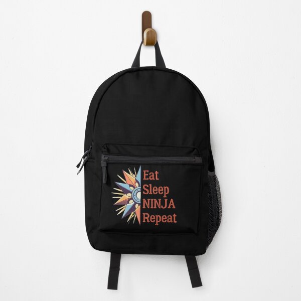 Item preview, Eat Sleep NINJA Repeat Shuriken designed and sold by Pixel-Forge.