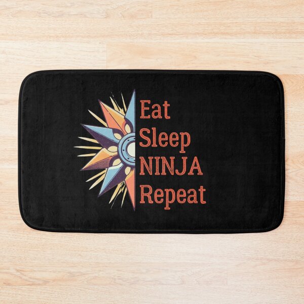 Item preview, Eat Sleep  NINJA  Repeat Shuriken designed and sold by Pixel-Forge.