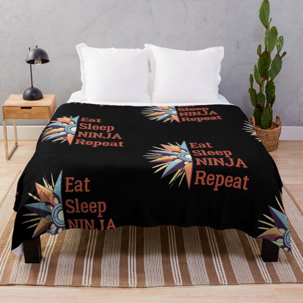 Item preview, Eat Sleep  NINJA  Repeat Shuriken designed and sold by Pixel-Forge.