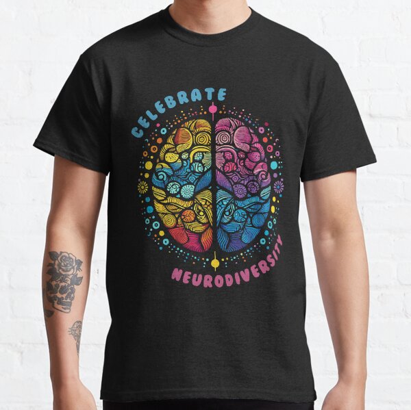 Vista previa del artículo con la obra «Celebre la neurodiversidad: adopte obras de arte de mentes únicas», diseñado y vendido por Tw1nsAIArt.