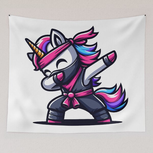 Item preview, Unicorn Ninja Dabbing designed and sold by Designowner.