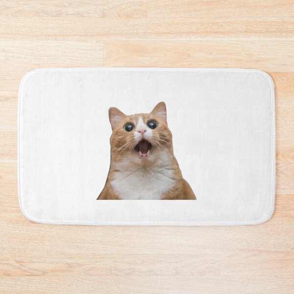 Item preview, Funny Cat shocked Meme #1 designed and sold by thesnakeater.