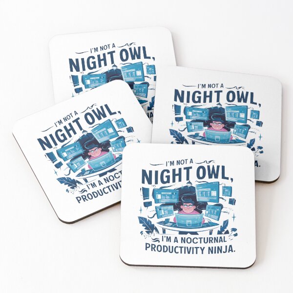Item preview, Nocturnal Ninja: Humorous Father's Day Illustration designed and sold by HahaHandlesHub.