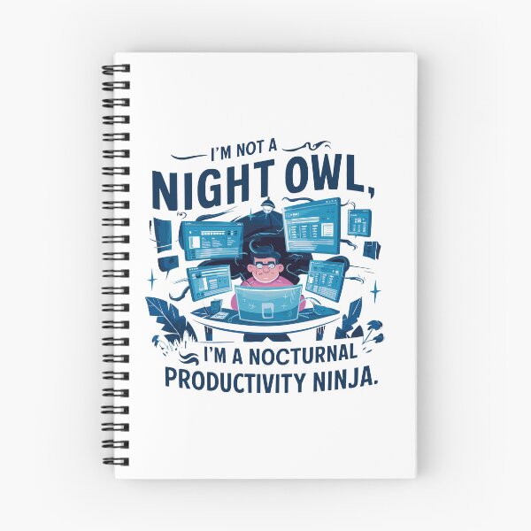 Item preview, Nocturnal Ninja: Humorous Father's Day Illustration designed and sold by HahaHandlesHub.