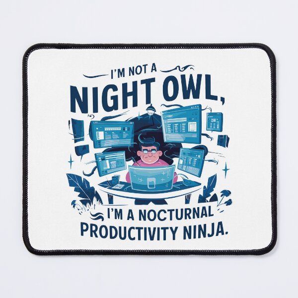 Item preview, Nocturnal Ninja: Humorous Father's Day Illustration designed and sold by HahaHandlesHub.