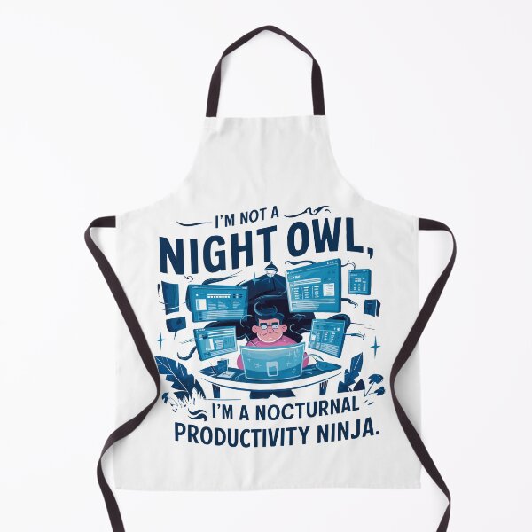Item preview, Nocturnal Ninja: Humorous Father's Day Illustration designed and sold by HahaHandlesHub.