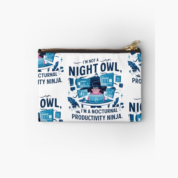 Item preview, Nocturnal Ninja: Humorous Father's Day Illustration designed and sold by HahaHandlesHub.