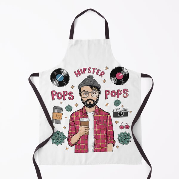 Item preview, Hipster Pops: Trendy Father's Day Illustration designed and sold by HahaHandlesHub.