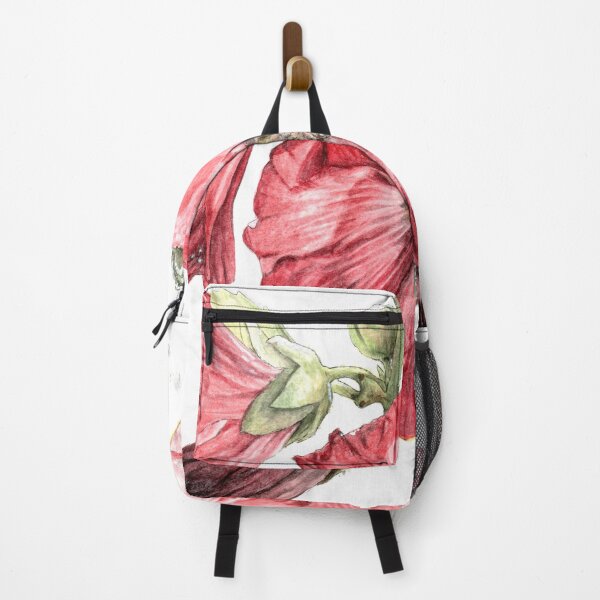 Item preview, Hollyhock watercolour with bee designed and sold by khookham.