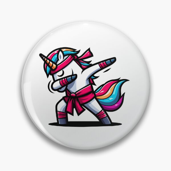 Item preview, Dabbing Unicorn with Vibrant Mane designed and sold by Designowner.