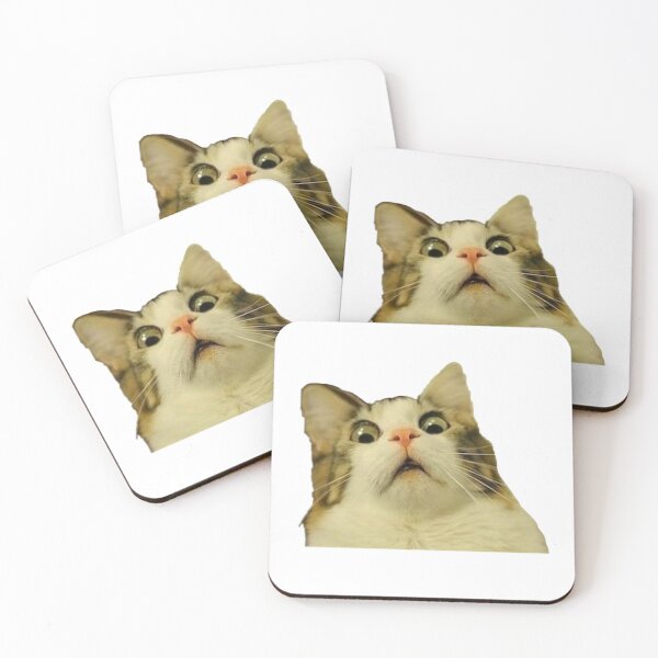 Item preview, Funny Cat shocked Meme #2 designed and sold by thesnakeater.