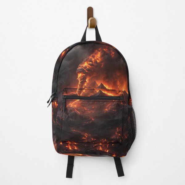 Item preview, Tornado of Flames amidst Volcanic Peaks designed and sold by Sadia Jannat.