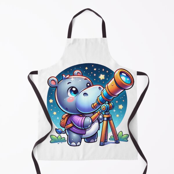 Item preview, Stargazing Hippo: Exploring the Night Sky designed and sold by 0penvimark.