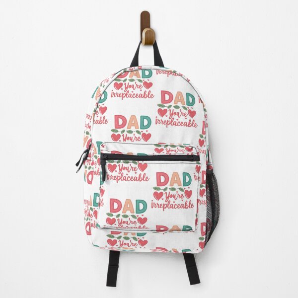 Item preview, Irreplaceable Dad: Father's Day Sentimental Colorful Typography Design designed and sold by HahaHandlesHub.