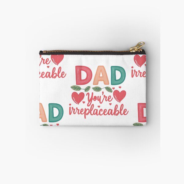 Item preview, Irreplaceable Dad: Father's Day Sentimental Colorful Typography Design designed and sold by HahaHandlesHub.