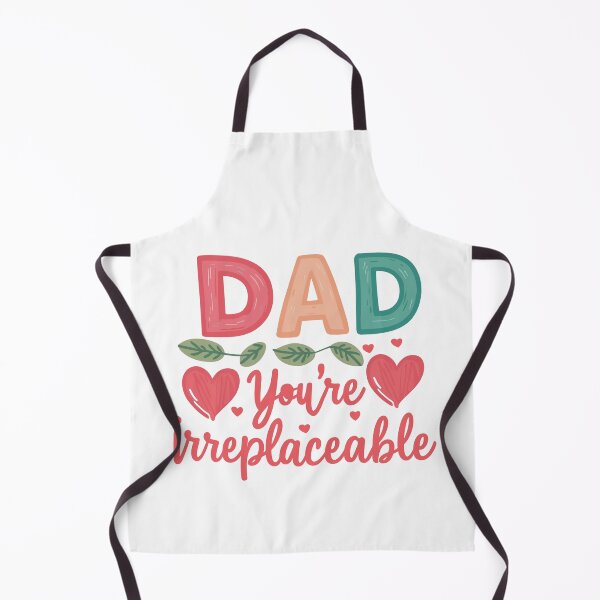 Item preview, Irreplaceable Dad: Father's Day Sentimental Colorful Typography Design designed and sold by HahaHandlesHub.