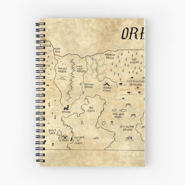 Item preview, Oregon as a fantasy map designed and sold by aldayuan.