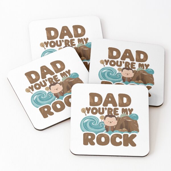 Item preview, Steadfast Dad: Father's Day Rock-Themed Cute Illustration designed and sold by HahaHandlesHub.