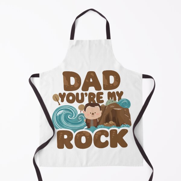 Item preview, Steadfast Dad: Father's Day Rock-Themed Cute Illustration designed and sold by HahaHandlesHub.