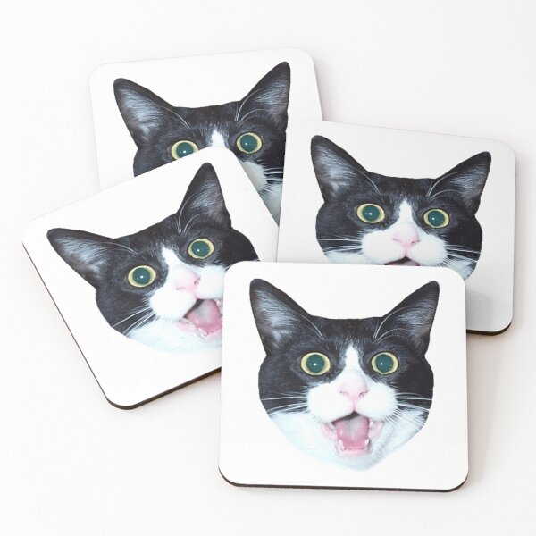 Item preview, Funny Cat shocked Meme #4 designed and sold by thesnakeater.