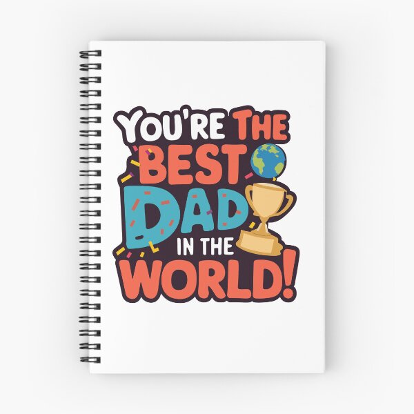 Item preview, World's Best Dad: Father's Day Celebratory Colorful Typography Art designed and sold by HahaHandlesHub.