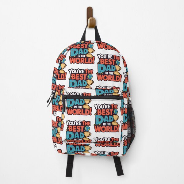 Item preview, World's Best Dad: Father's Day Celebratory Colorful Typography Art designed and sold by HahaHandlesHub.