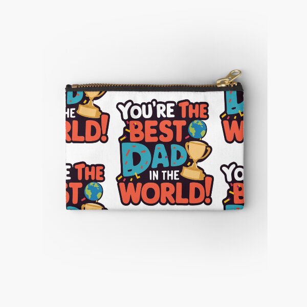 Item preview, World's Best Dad: Father's Day Celebratory Colorful Typography Art designed and sold by HahaHandlesHub.