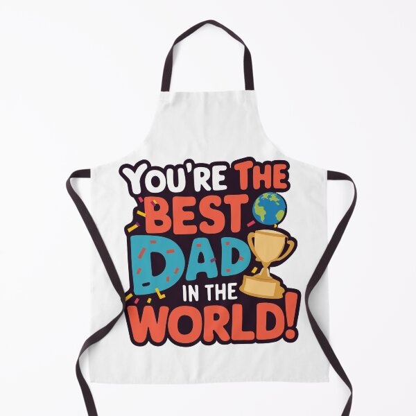 Item preview, World's Best Dad: Father's Day Celebratory Colorful Typography Art designed and sold by HahaHandlesHub.