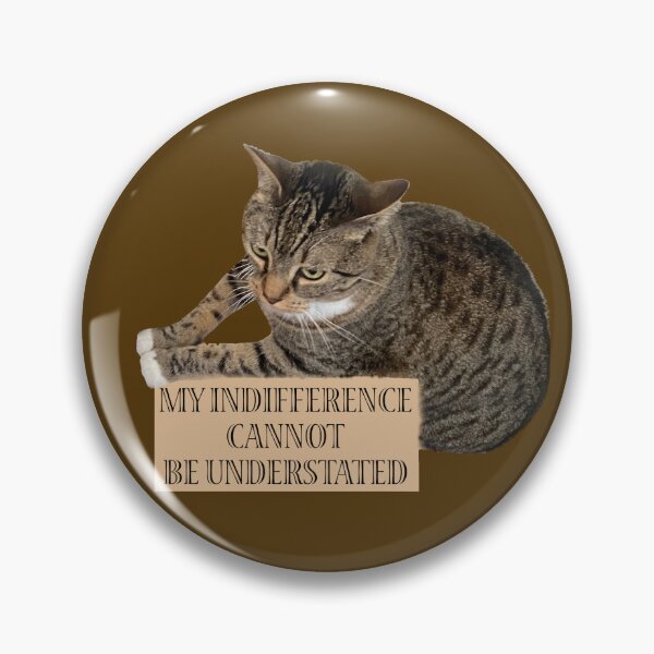 Item preview, Indifferent Cat designed and sold by Jody Clouse.