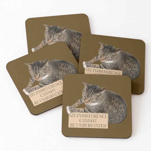 Item preview, Indifferent Cat designed and sold by Jody Clouse.