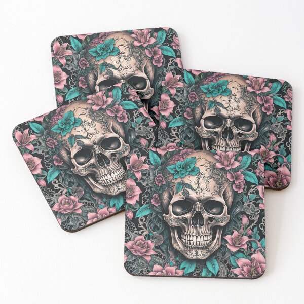 Item preview, Turquoise Skull designed and sold by shortiiblazed.