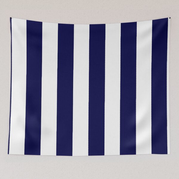 Item preview, Navy Blue and White Nautical Stripes  designed and sold by DanielleGensler.